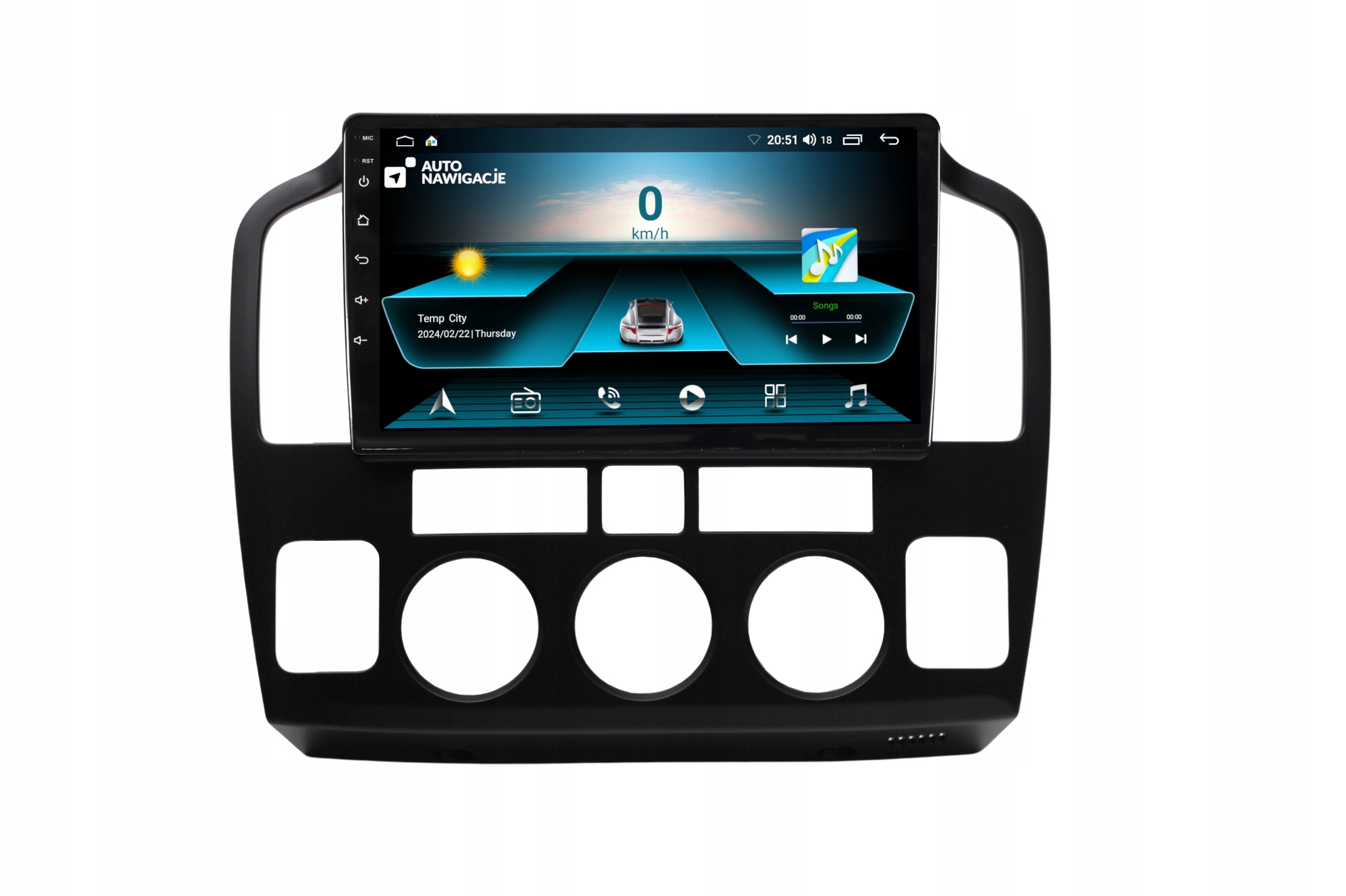 Radio Nawigacja Gps Suzuki Grand Vitara XL-7 2001-2006 Android Carplay