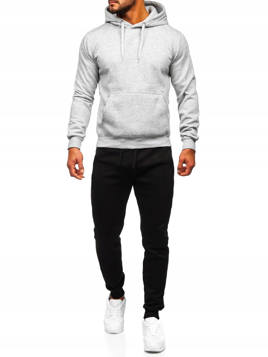 Teplákovka Tepláková Souprava Světle Šedá D002 DENLEY_2XL