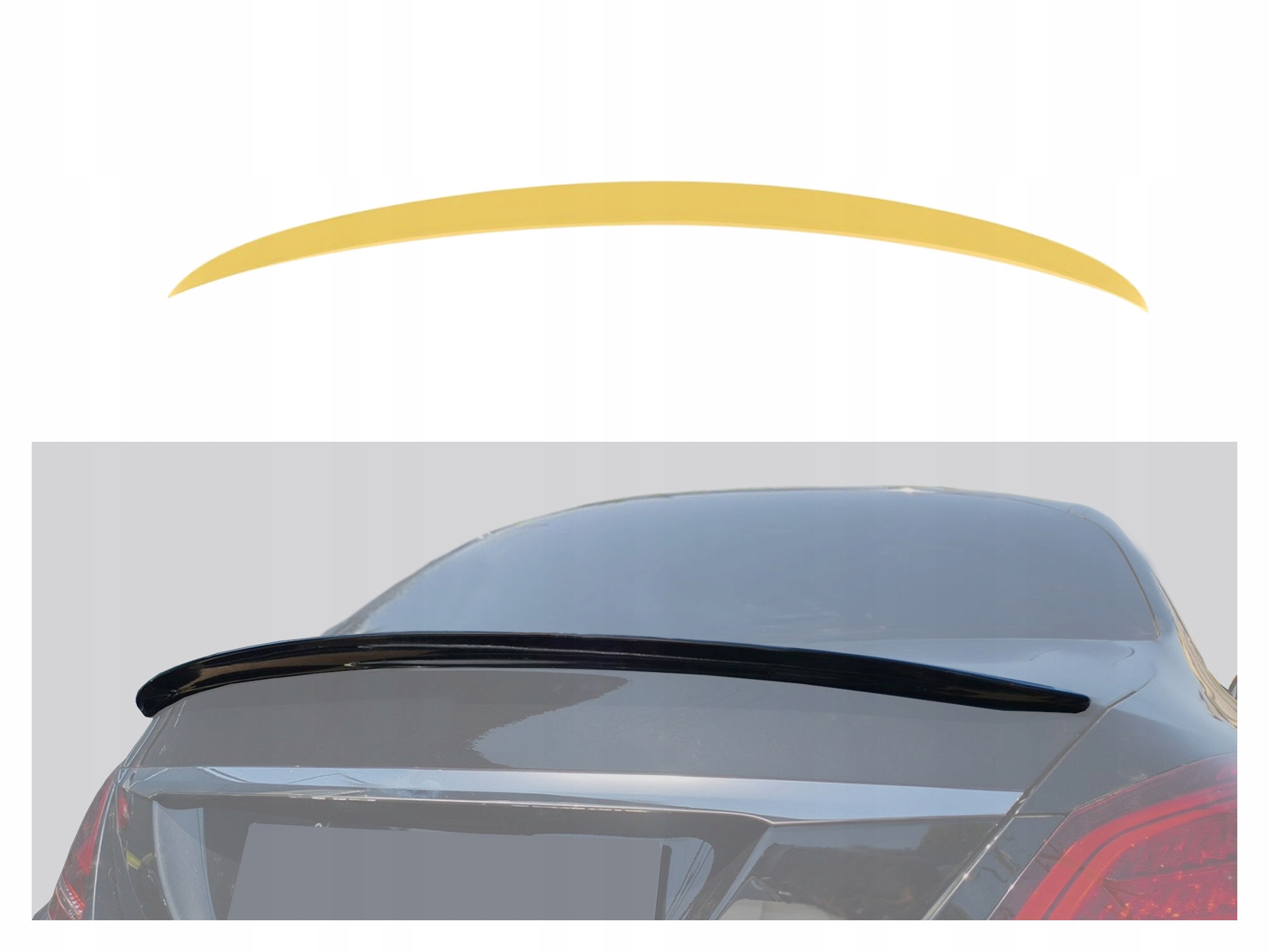 Lotka spoileru zadní klapky pro Mercedes C-klasa IV W205 2014-2021 Sedan