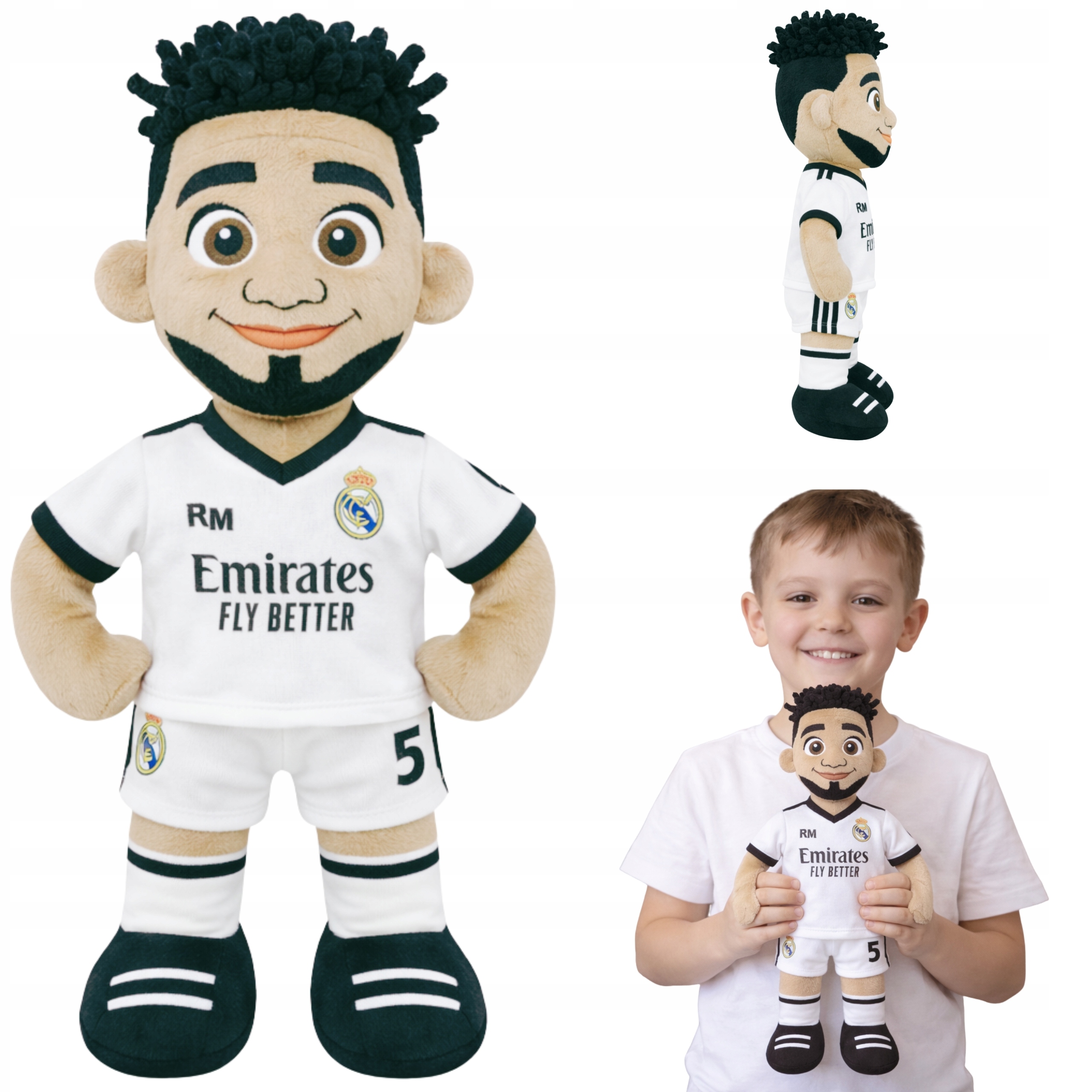 Pluszak Maskotka Real Madryt dla Dzieci Piłkarz Bellingham 36 cm