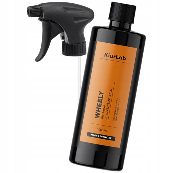 Kiurlab Wheely 1L Zasadowy Bezpieczny Środek Płyn Do Czyszczenia Mycia Felg