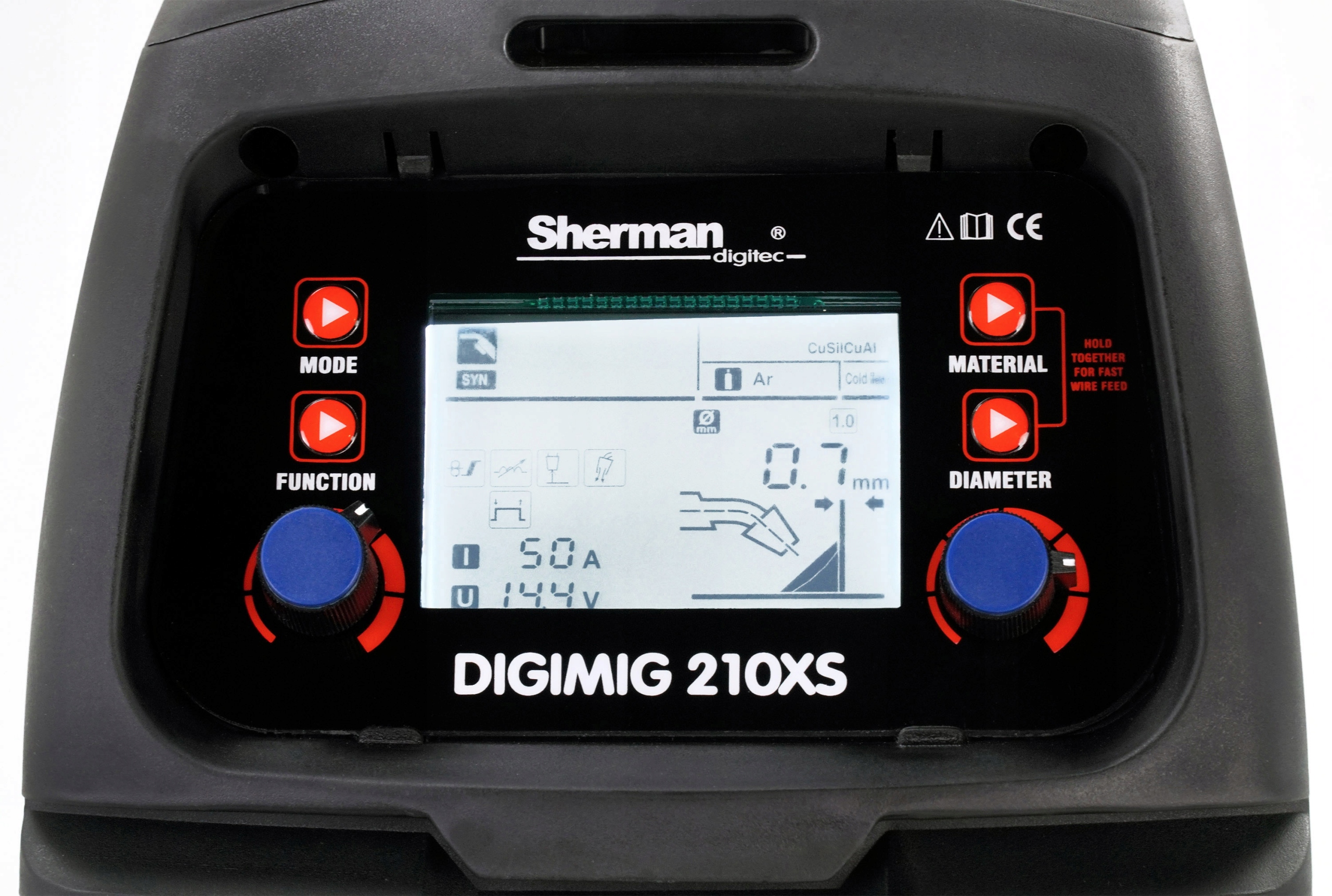 Spawarka MIGOMAT MIG 200A TIG Aluminium Synergia Kod producenta SPAWARKA SHERMAN DIGIMIG 210XS RSW7
