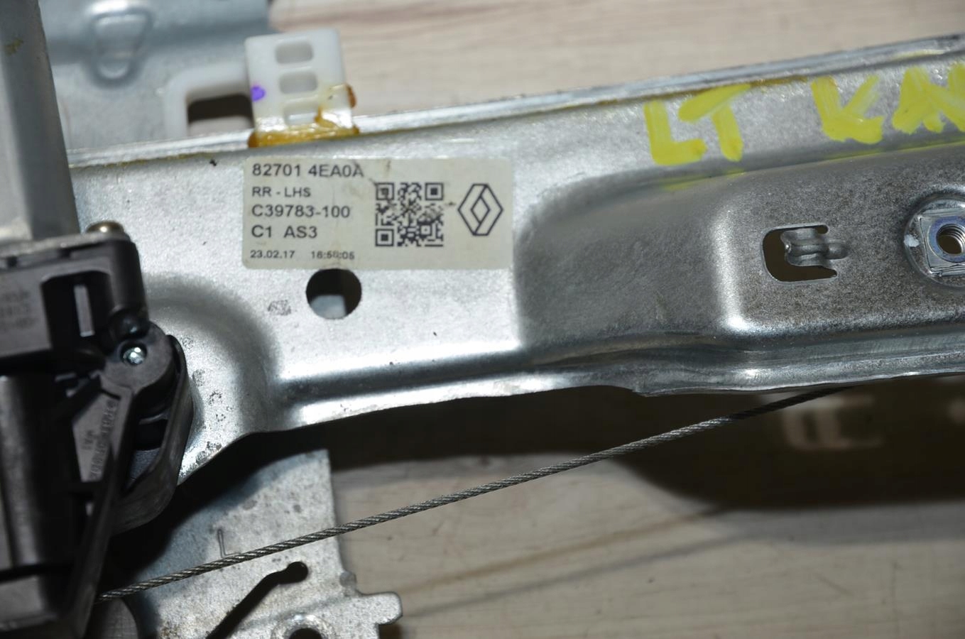 mechanism windows left rear part Renault Kadjar