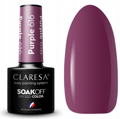 

Claresa Lakier Hybrydowy Uv/led Purple 616