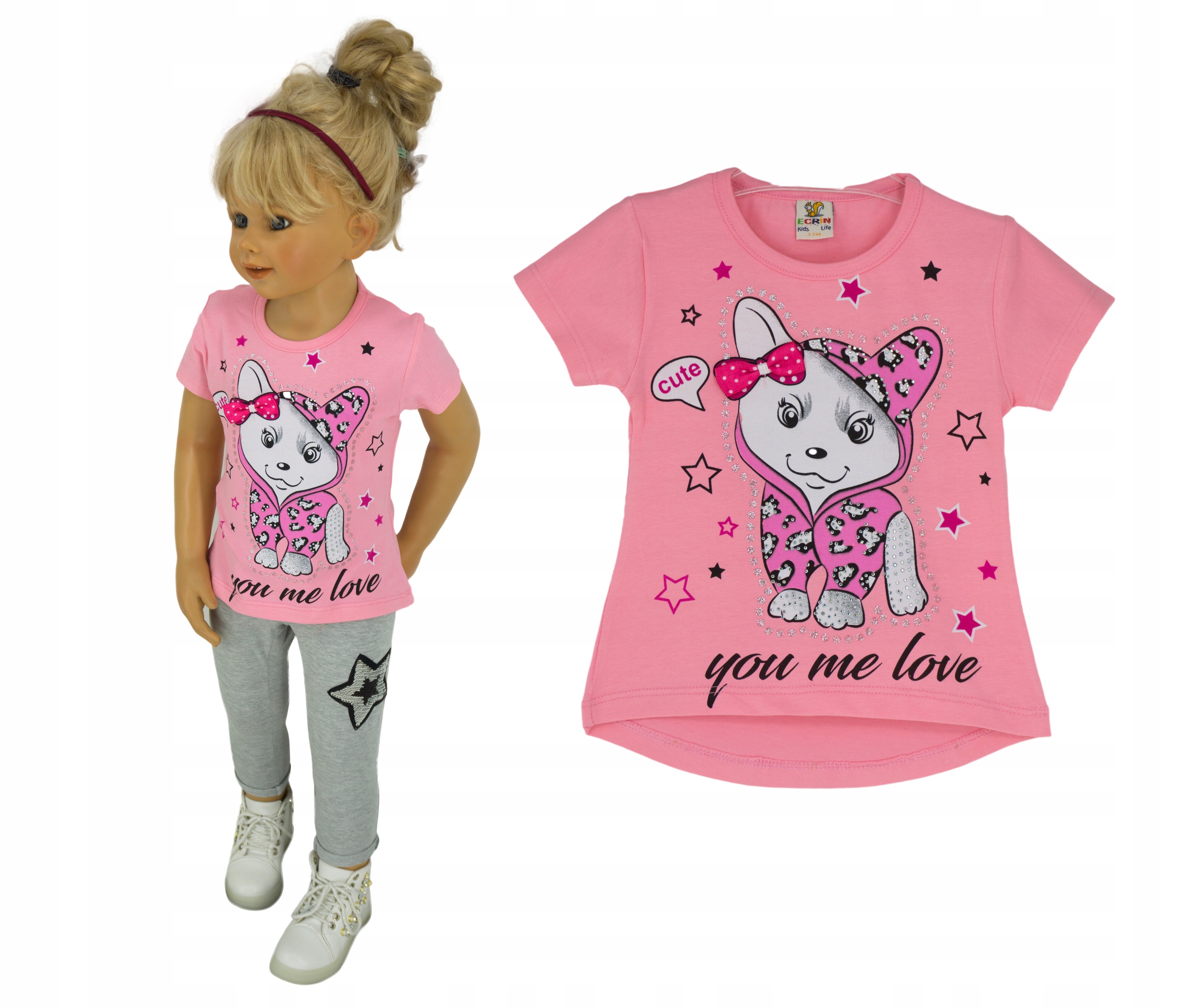 

T-Shirt koszulka bluzka piesek P066 rozmiar 110