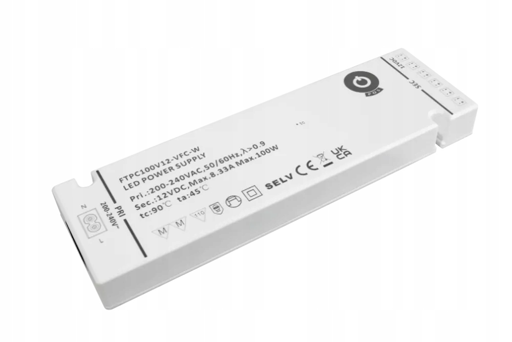 ZASILACZ POS 8.3A 100W 12V IP20 FTPC100V12-VFC-W