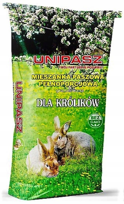 KRÓLIK DOMOWY w TUCZU gr KDT UNIPASZ 20kg - wzrost