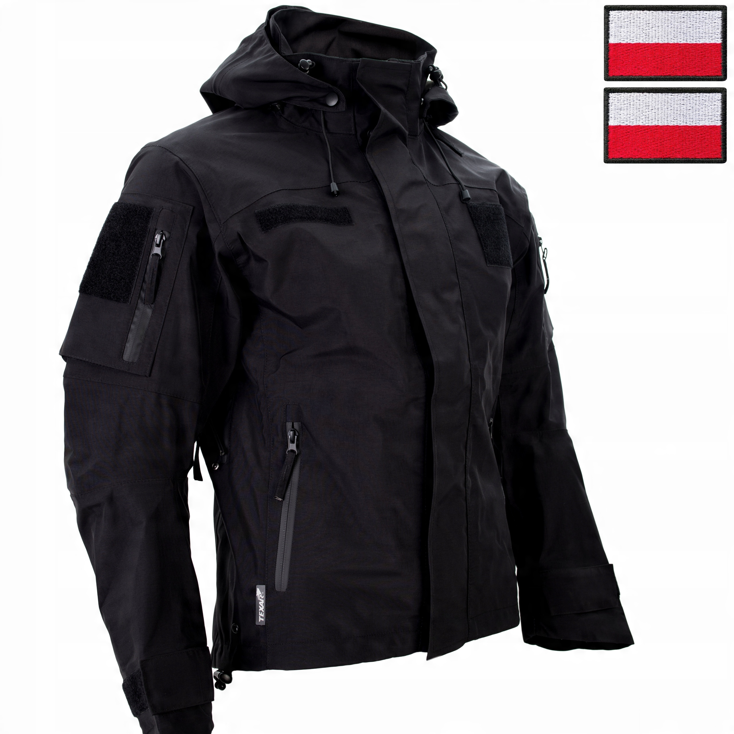 

Texar Kurtka Wojskowa Wodoodporna Czarna roz. 3XL