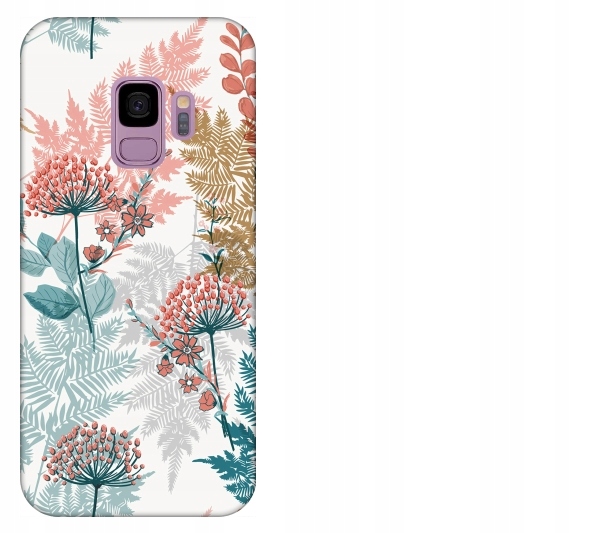 

Etui pokrowiec Samsung Galaxy S9 Floral kwiaty lis