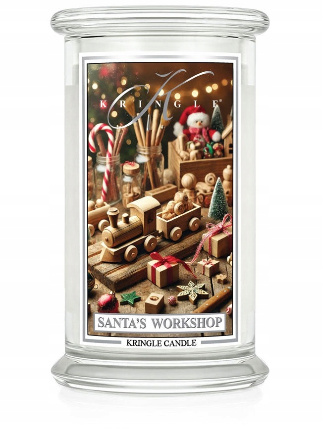 Velká svíčka Santa's Workshop Kringle Candle
