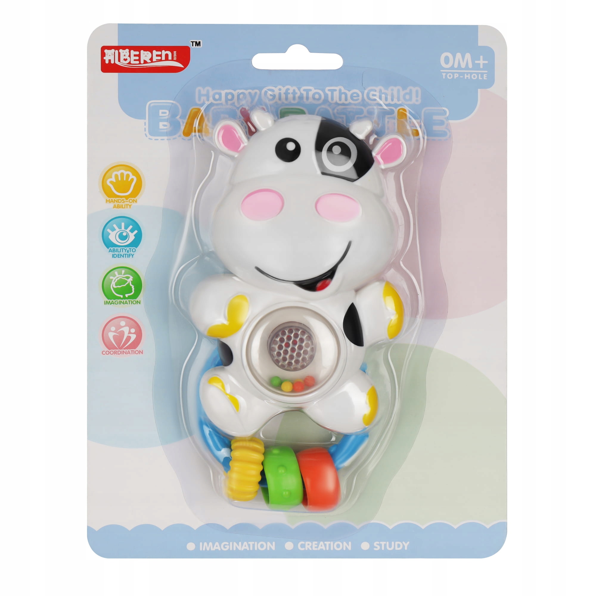 MUZYCZNA GRZECHOTKA INTERAKTYWNA KRÓWKA GRYZAK