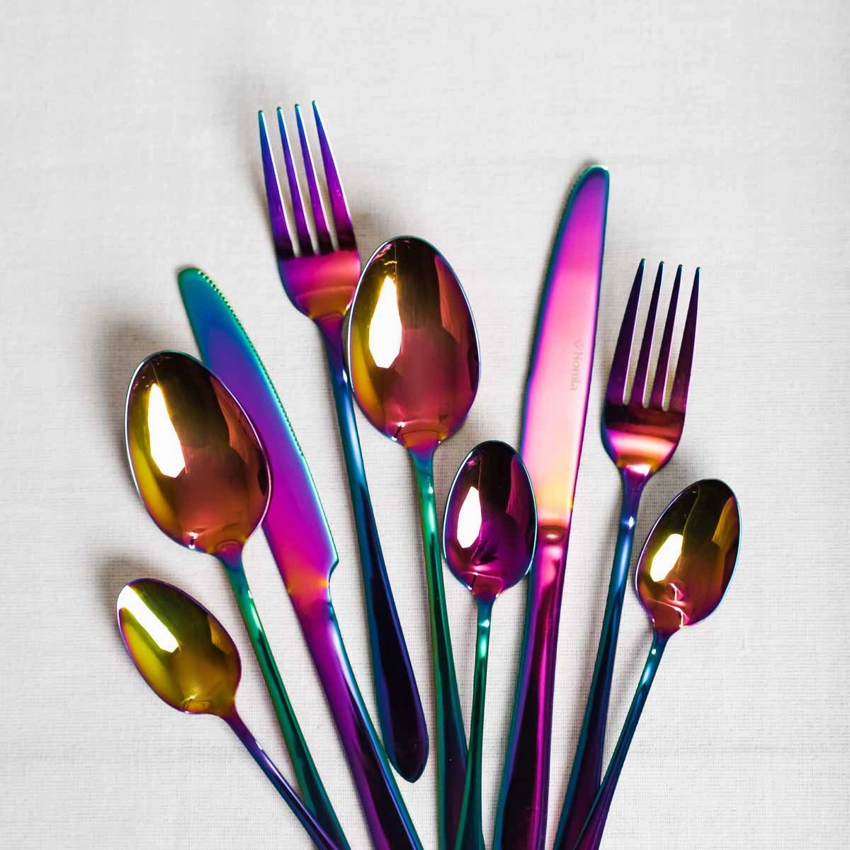 Zestaw sztućców komplet ABELE 4os 16 szt HOMLA Materiał wykonania metal