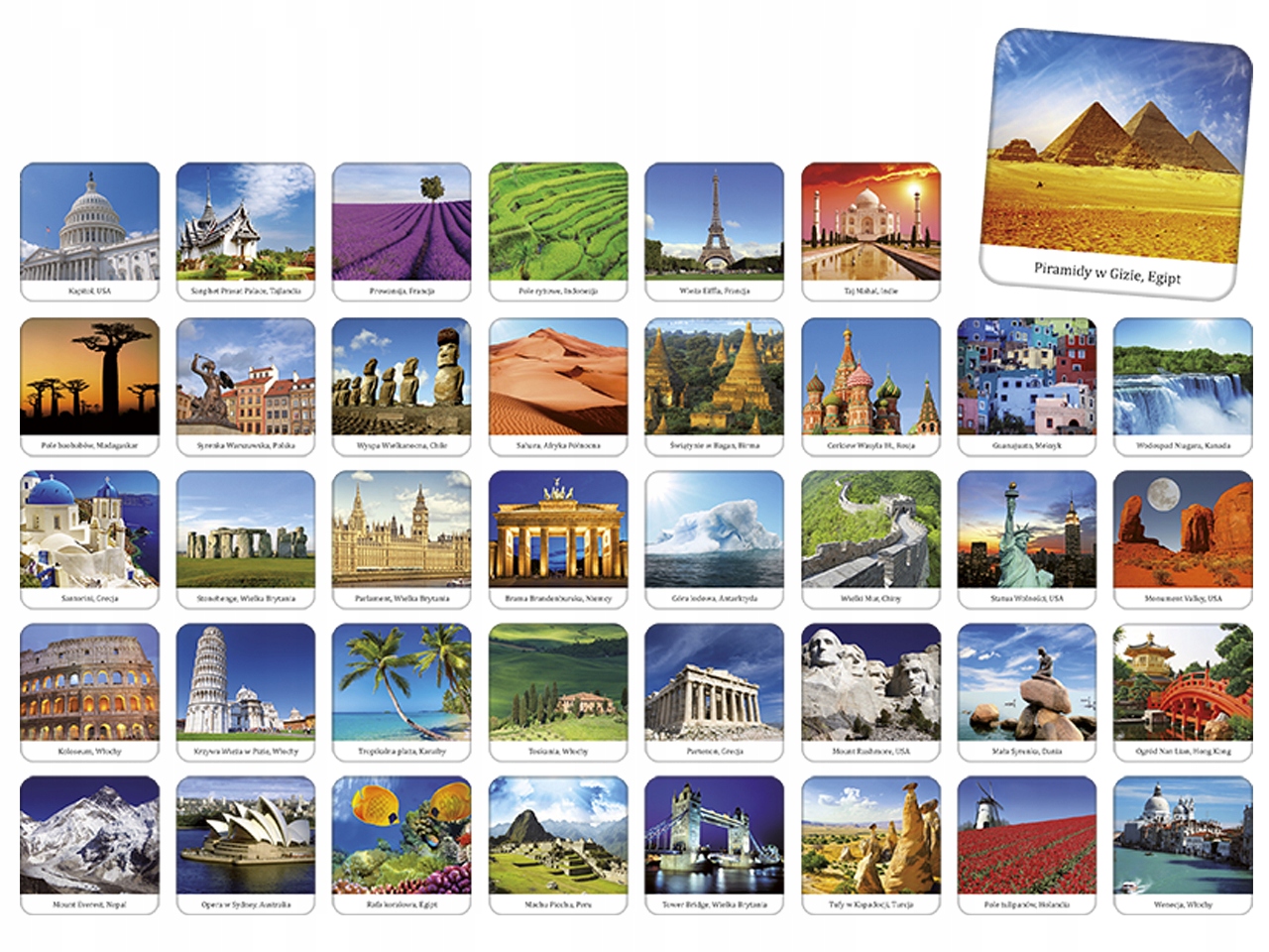 Adamigo ODKRYJ ŚWIAT Gra Pamięciowa MEMORY Nazwa Memory. Odkryj świat