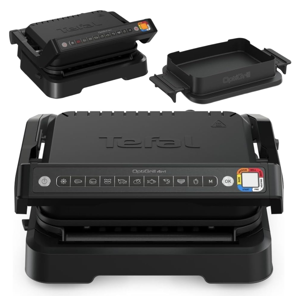 Elektrický kontaktní gril 4v1 Tefal GC7748 Sendvičovač na panini Pekáč