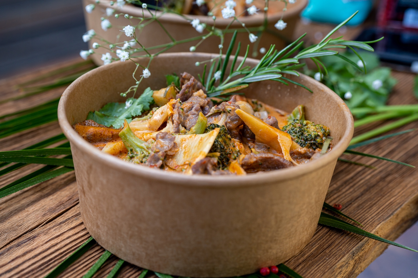 Miska KRAFT na sałatę 1000 ml + pokrywka - 10 szt. Marka EkoParty