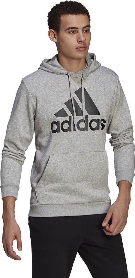 Pánská Mikina Adidas M Bl Fl Hd Dresowa Sportowa Szara r M