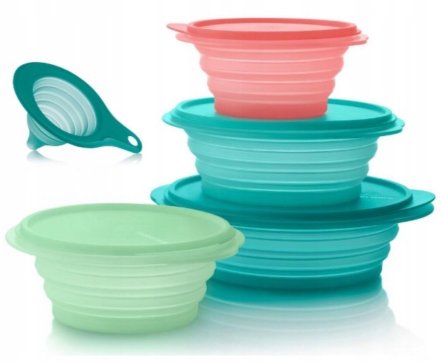 

Tupperware Zestaw misek Harmoniusz lejek