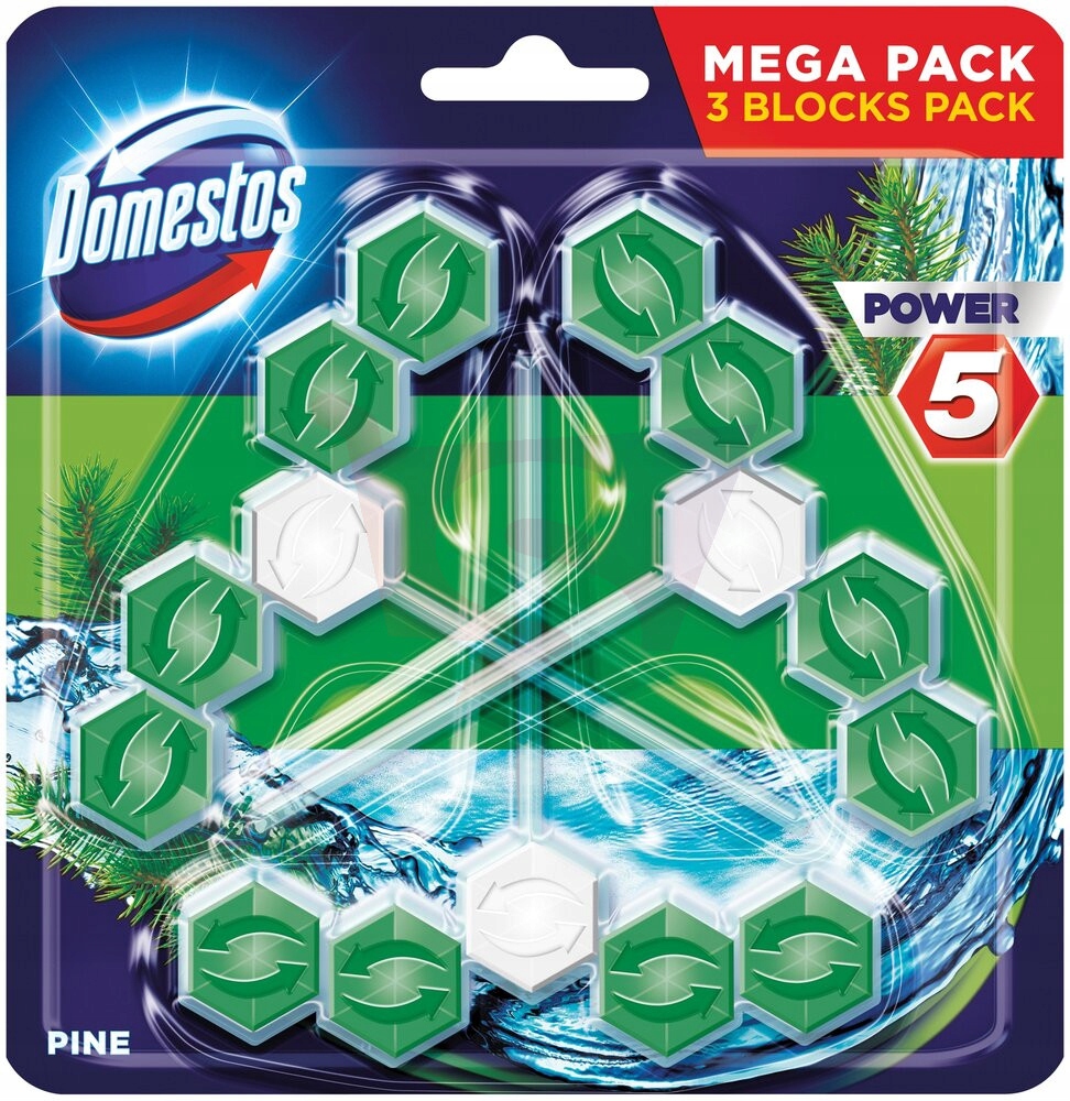 

Domestos Power 5 Koszyk Do Wc Pine 3 X 55 G