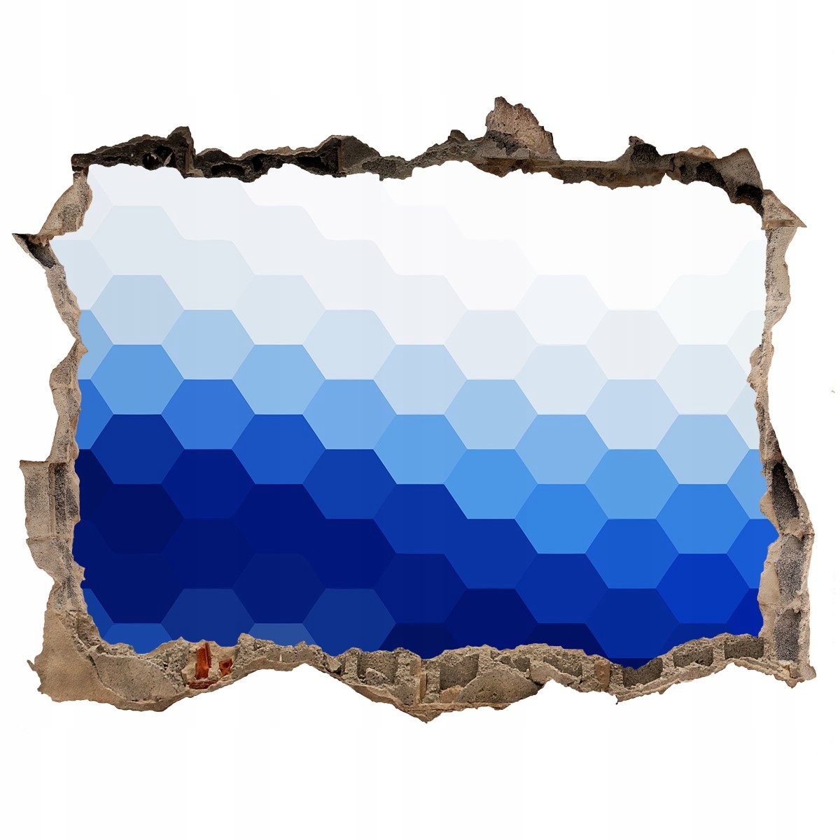 

Dziura 3d okleina Naklejka Sześciany tło 168x113