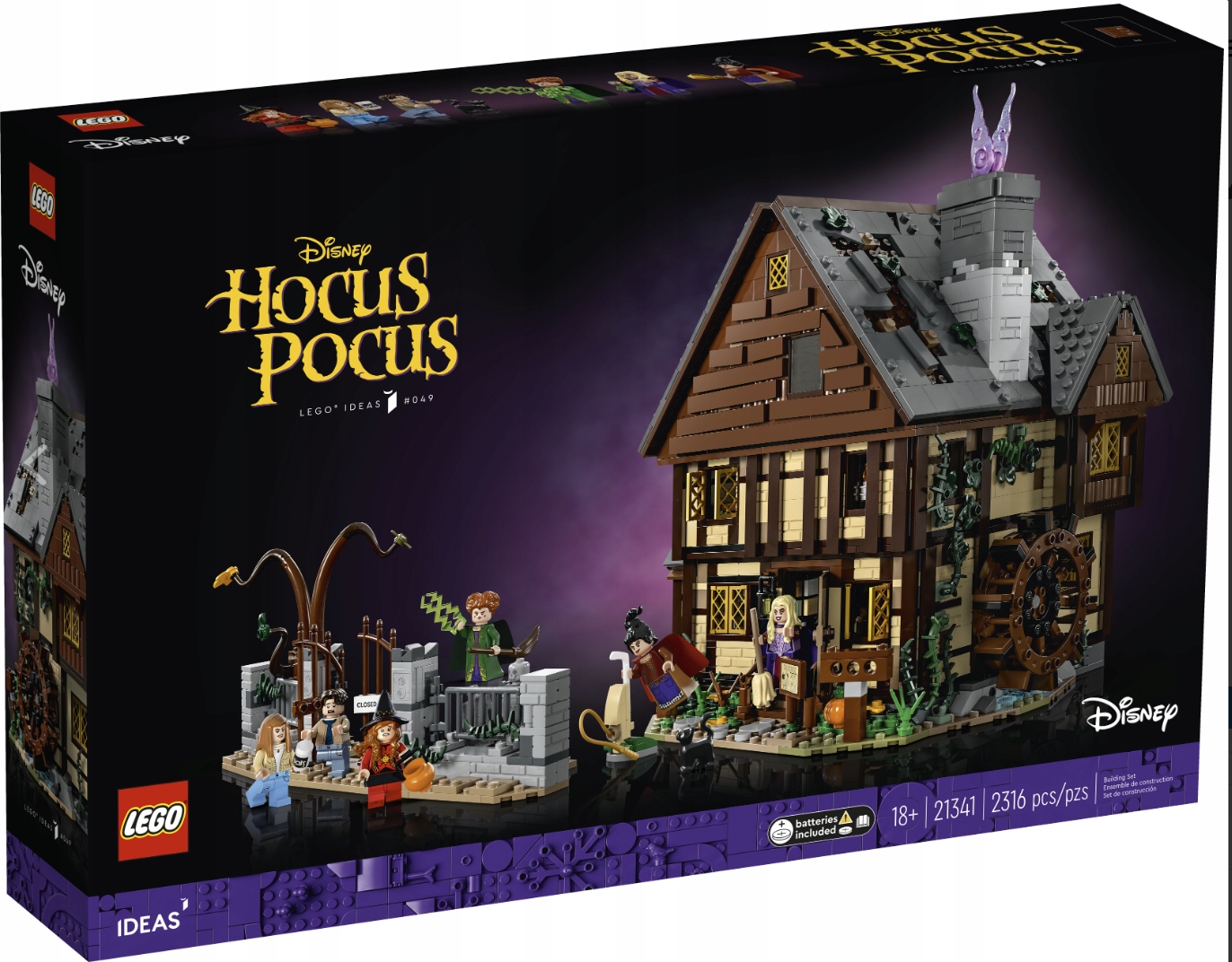 Lego 21341 Ideas Disney Hokus Pokus: Chata sester Sandersonových