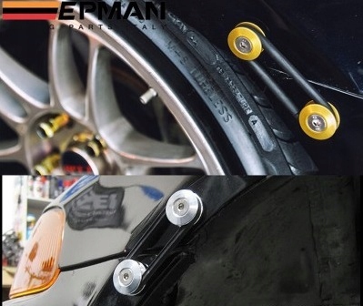 Quick Release Zapinki do Zderzaków EPMAN GREEN Zielony Tuning EAN (GTIN) 606707537247