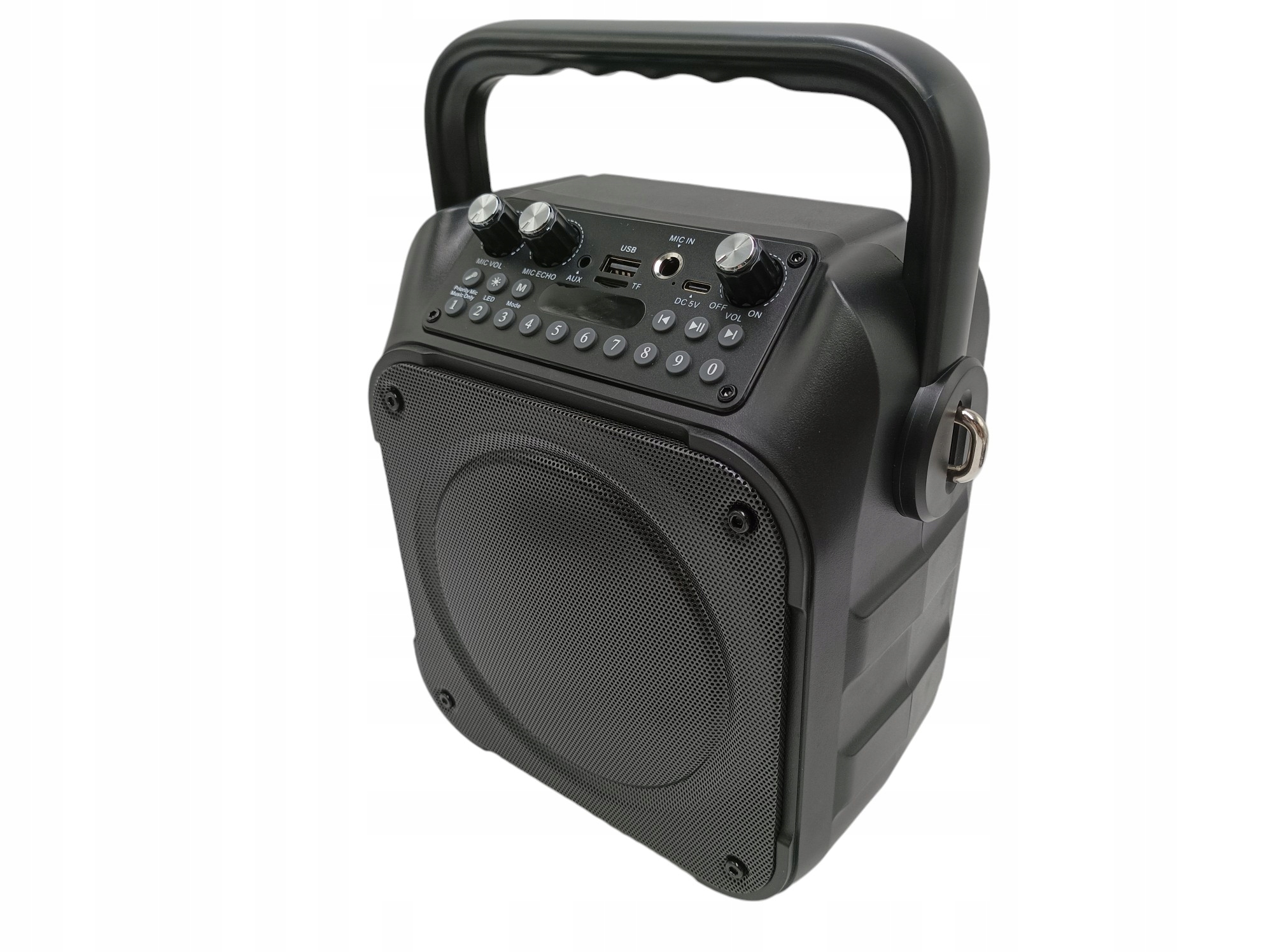 SINGINGMATE Przenośny Głośnik Bluetooth Karaoke Z Mikrofonami LED — miniatura 9