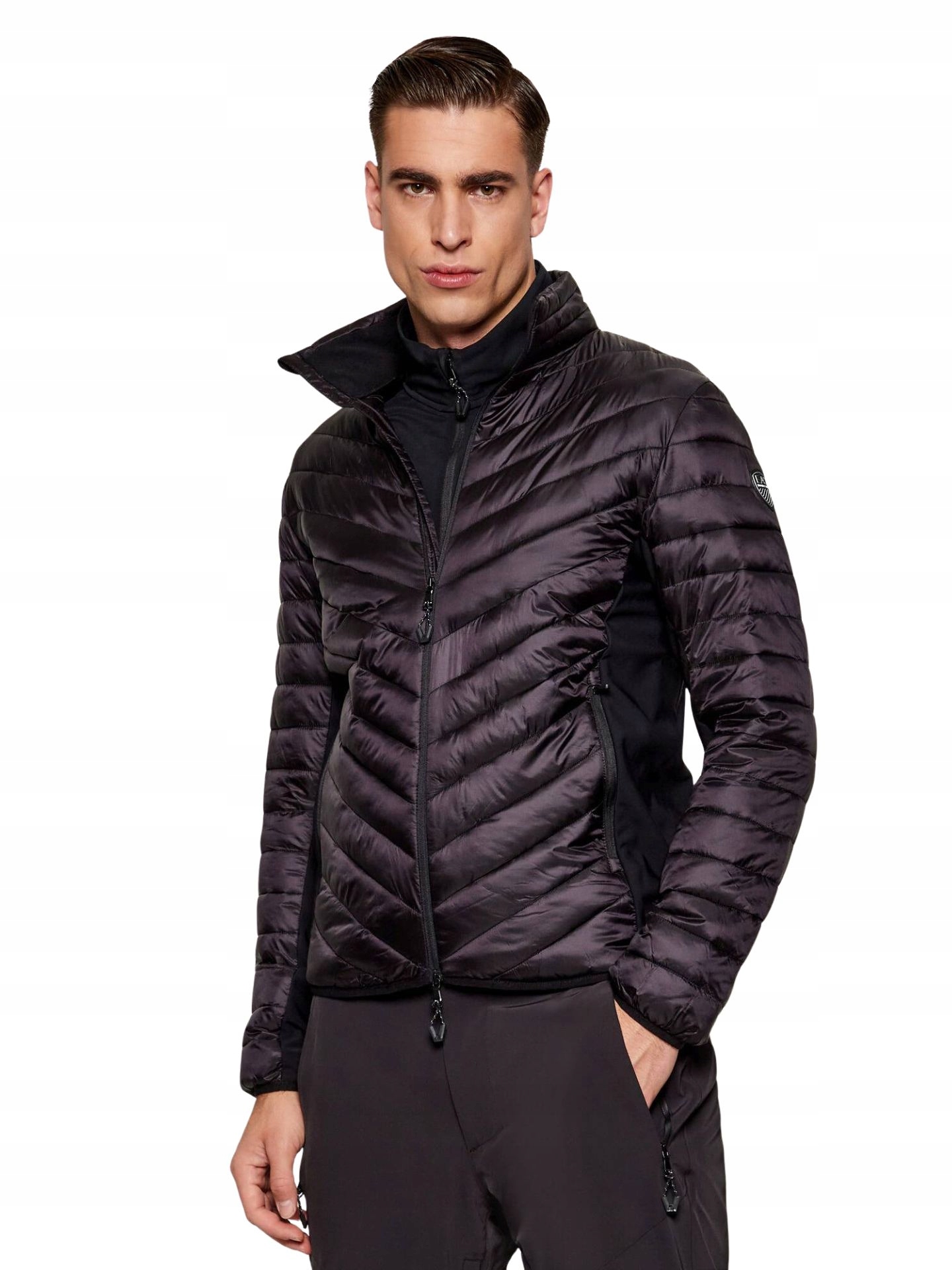 Pánská bunda EA7 Emporio Armani Kitzbühel Light Padded Black M