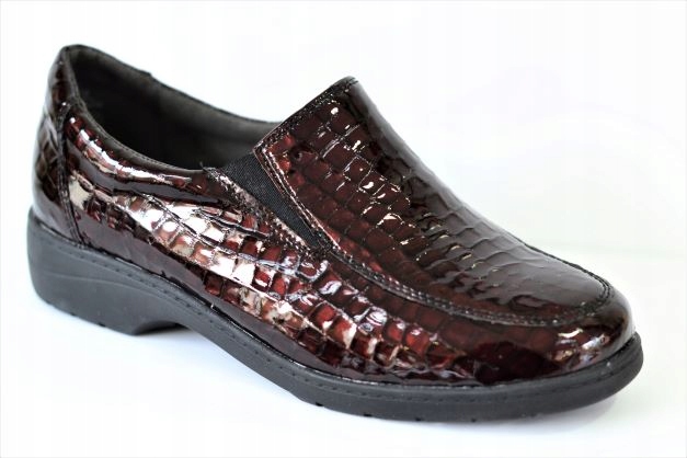 Caprice 24350-27 Bordové Mokasíny, Tuhost H Vel. 36