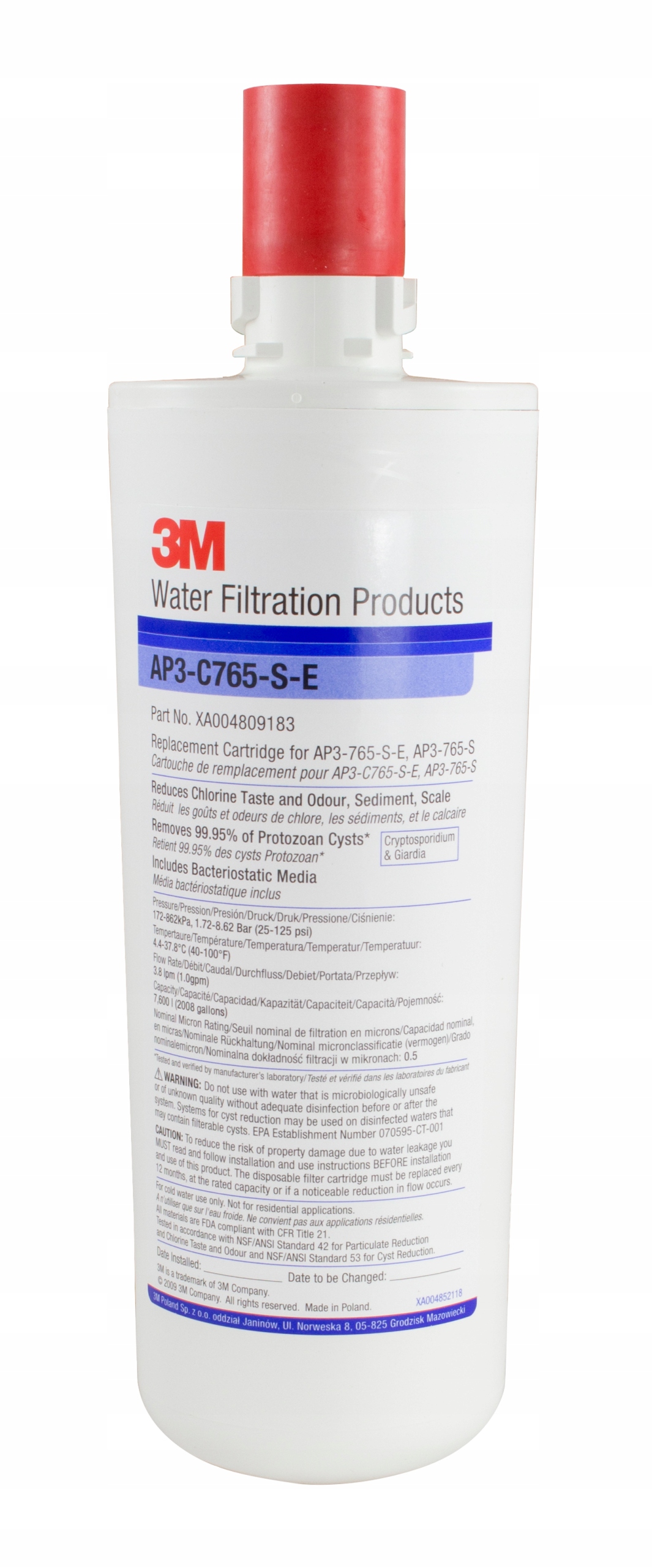 Filtr wody 3M AP3-C765S-E (0,5um)