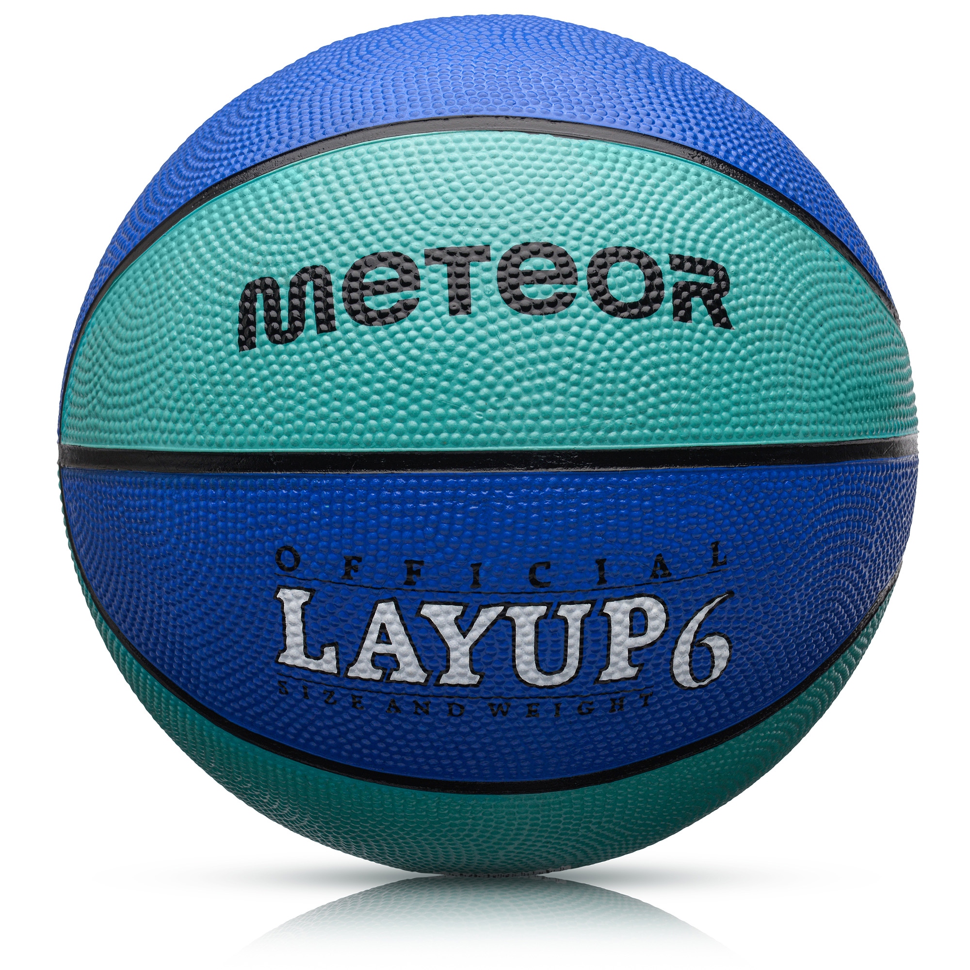 PIŁKA KOSZOWA DO KOSZYKÓWKI METEOR LAYUP JUNIOR/DAMSKA #6 niebieska