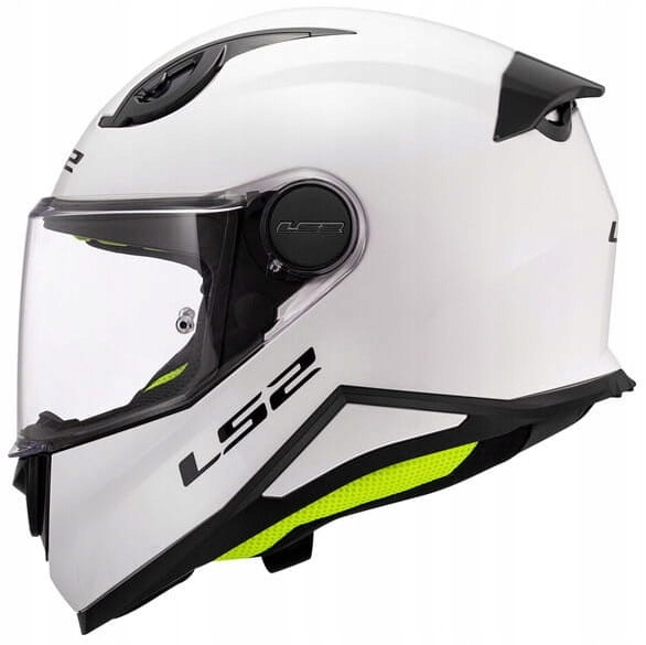 LS2 FF812 Kid Solid Biela Detská Integrálna Motocyklová Prilba