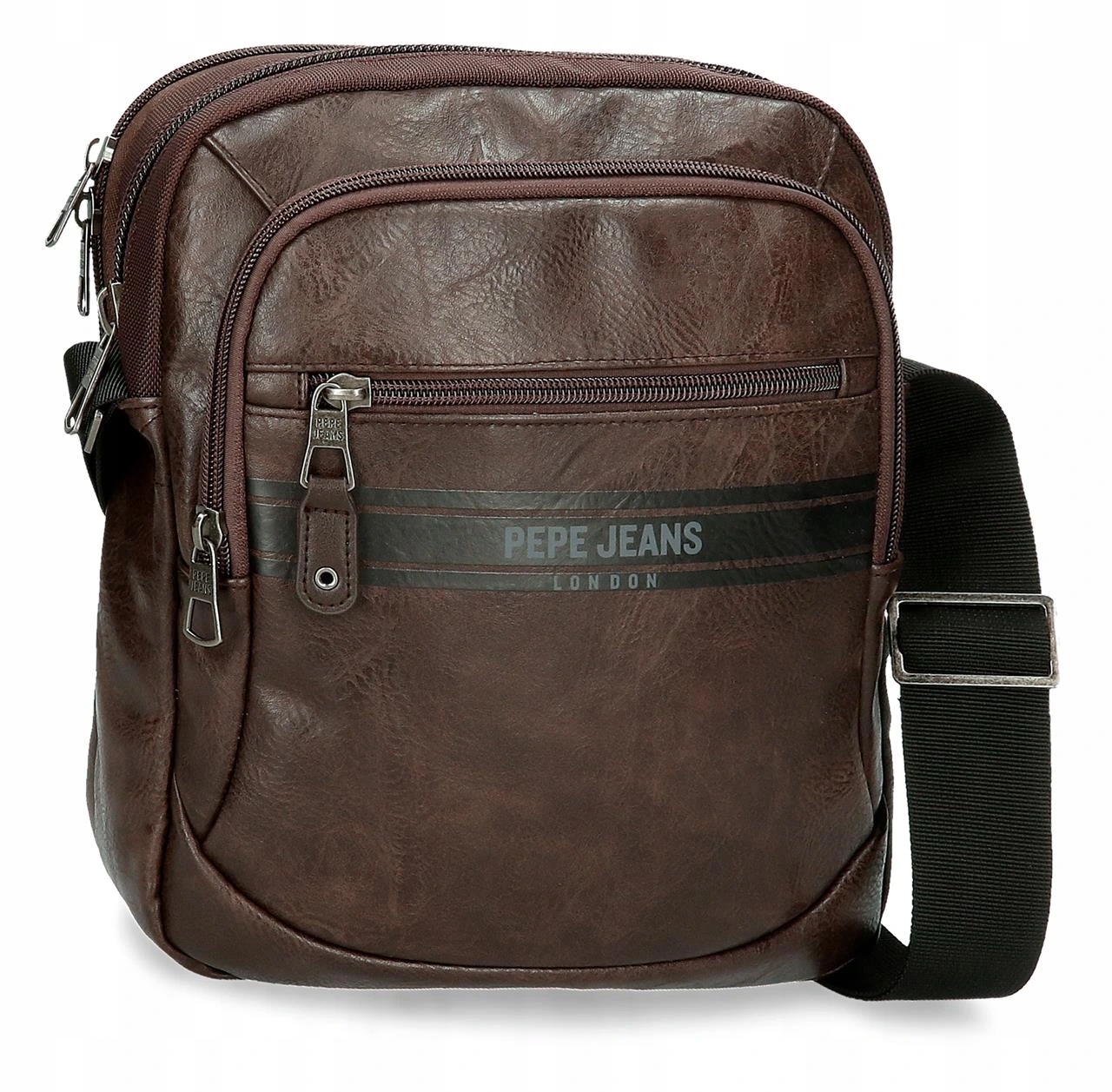 Pepe Jeans Horley crossbody taška na tablet hnědá