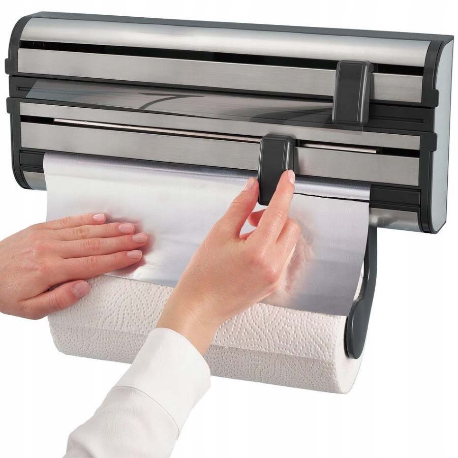 

Podajnik Papieru Ręczników Foli Leifheit 25793 3w1