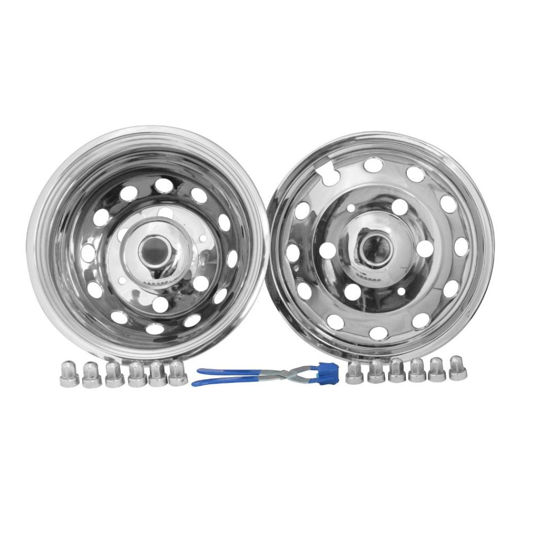 Sada Krytov Na Disky 16X6, Ford Transit (2014-), Nerezová, Pcd 180 MM