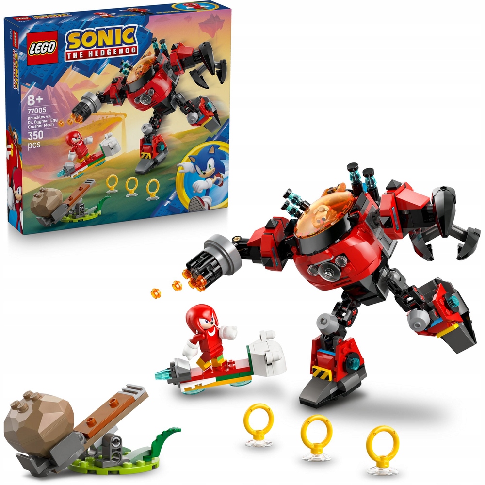 Lego Sonic the Hedgehog 77005 Knuckles vs. Dr. Eggman: Egg Crusher