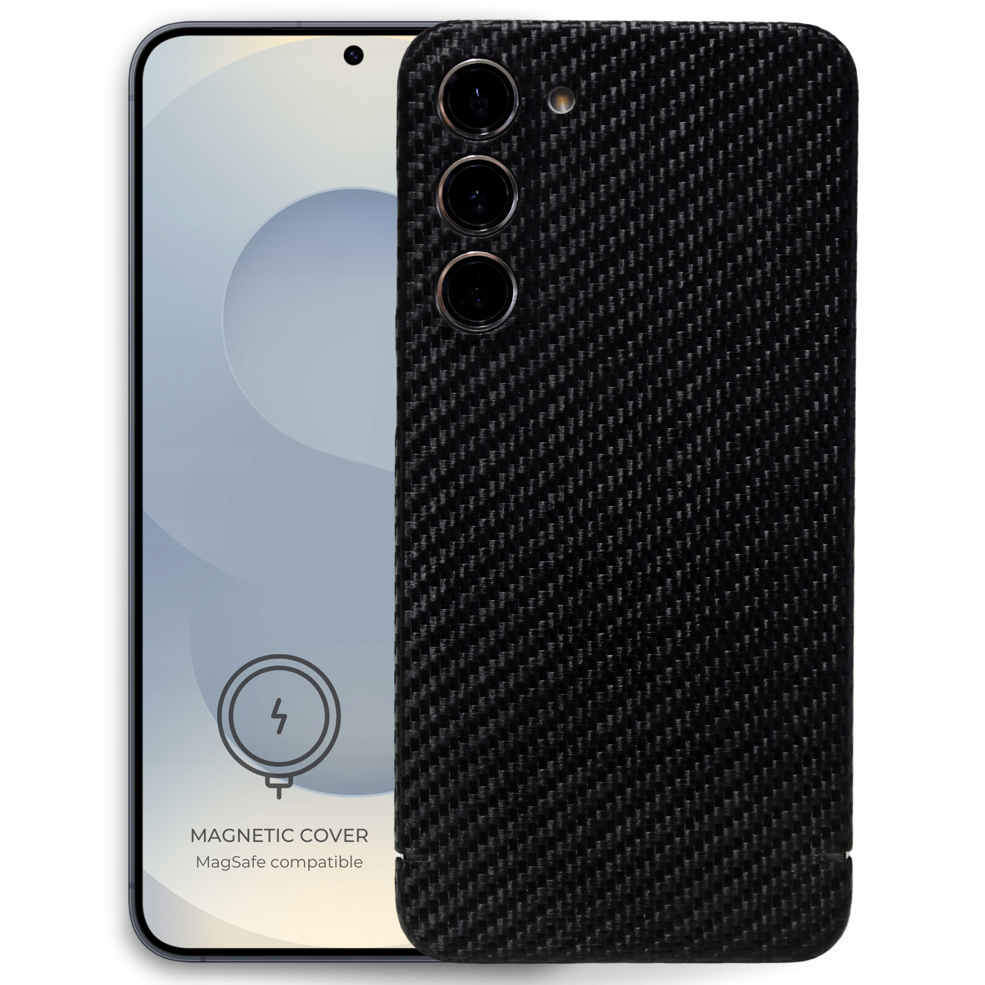 Puzdro Nevox pre Galaxy S26 Plus karbónové puzdro MagSafe pre smartfón kryt
