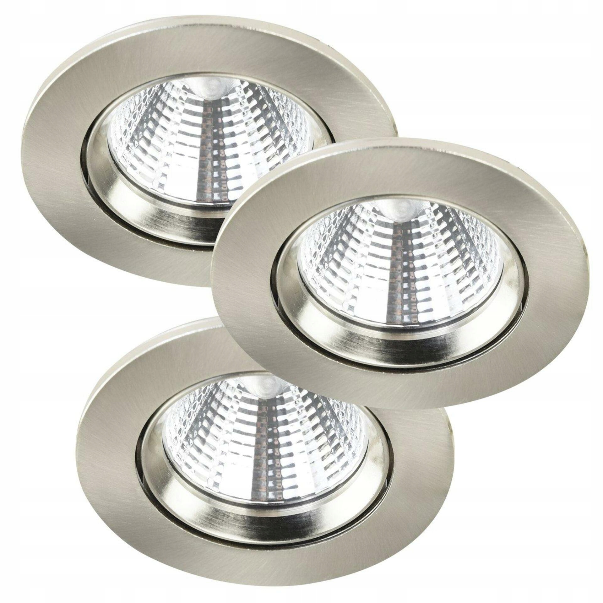 Vestavné svítidlo Nordlux Fremont 3x4,5W Led 2700K, kartáčovaný nikl, 3-Kit