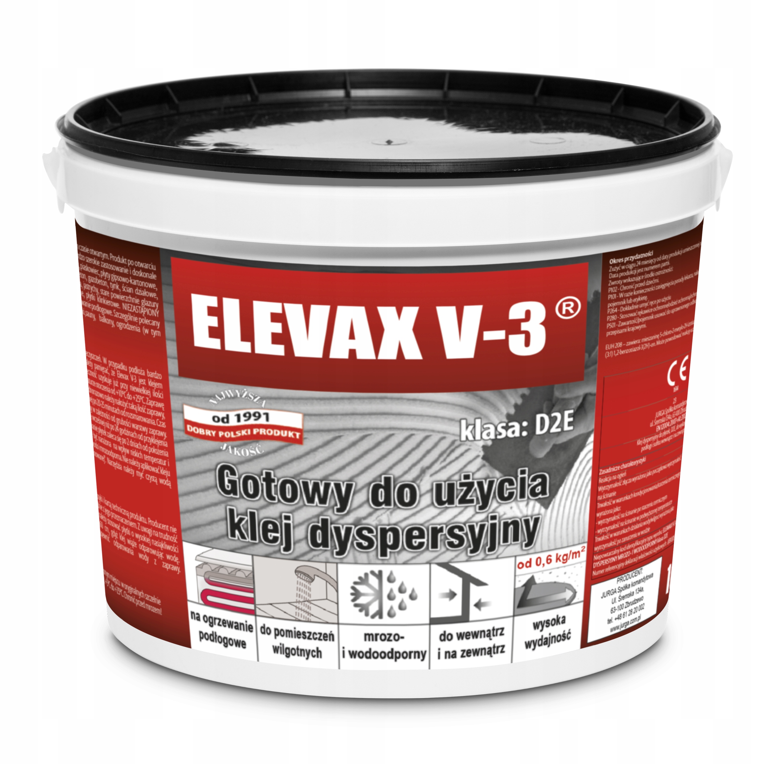 Disperzní Lepidlo Na Dlaždice Elevax Připravené k použití 16 kg