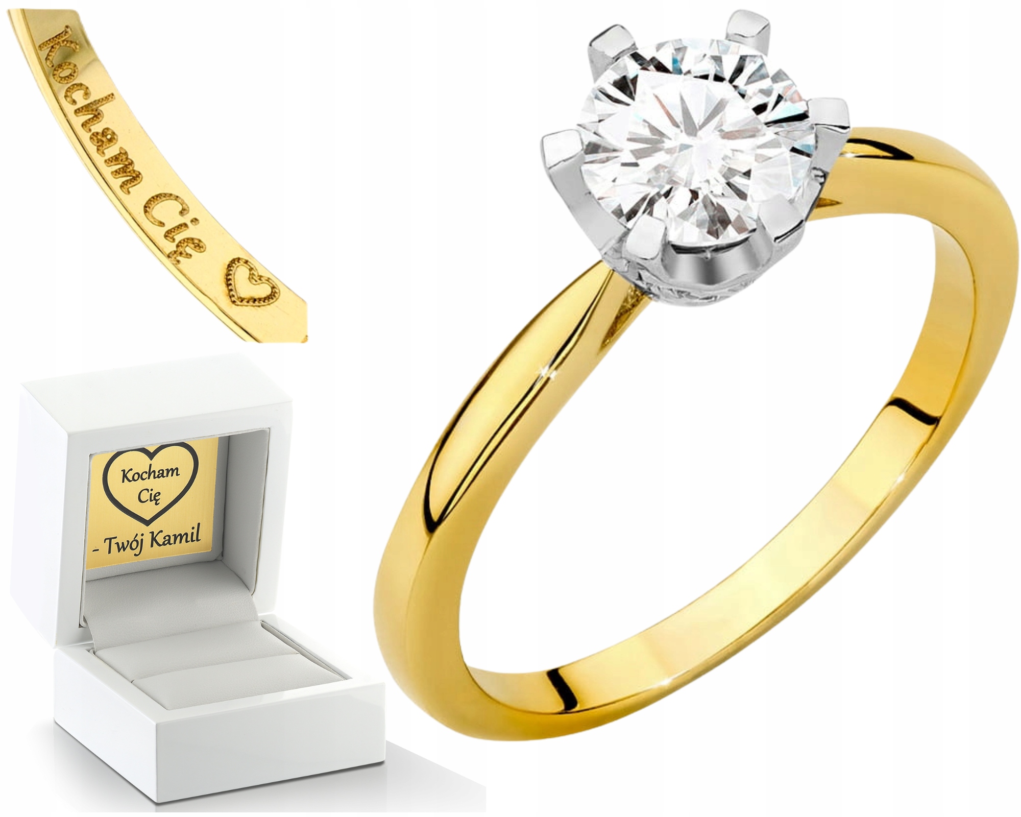 Prstýnek S Gravírovaným Dárek Ze Zlata Lab 585, Gravírování Ženu