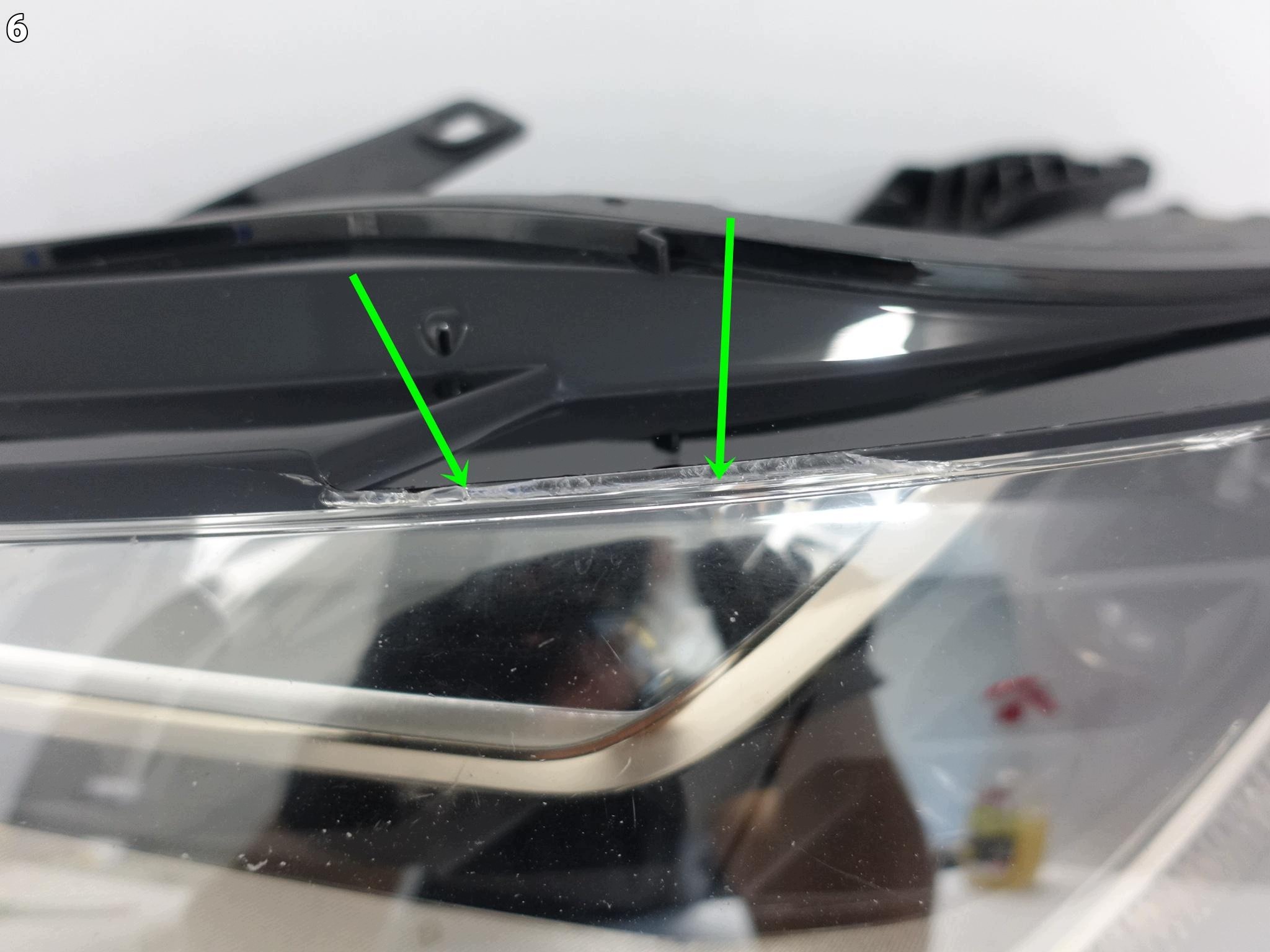 AUDI RS6 4G0 AVANT C7 13-15 light FULL LED left front EUROPA dark black