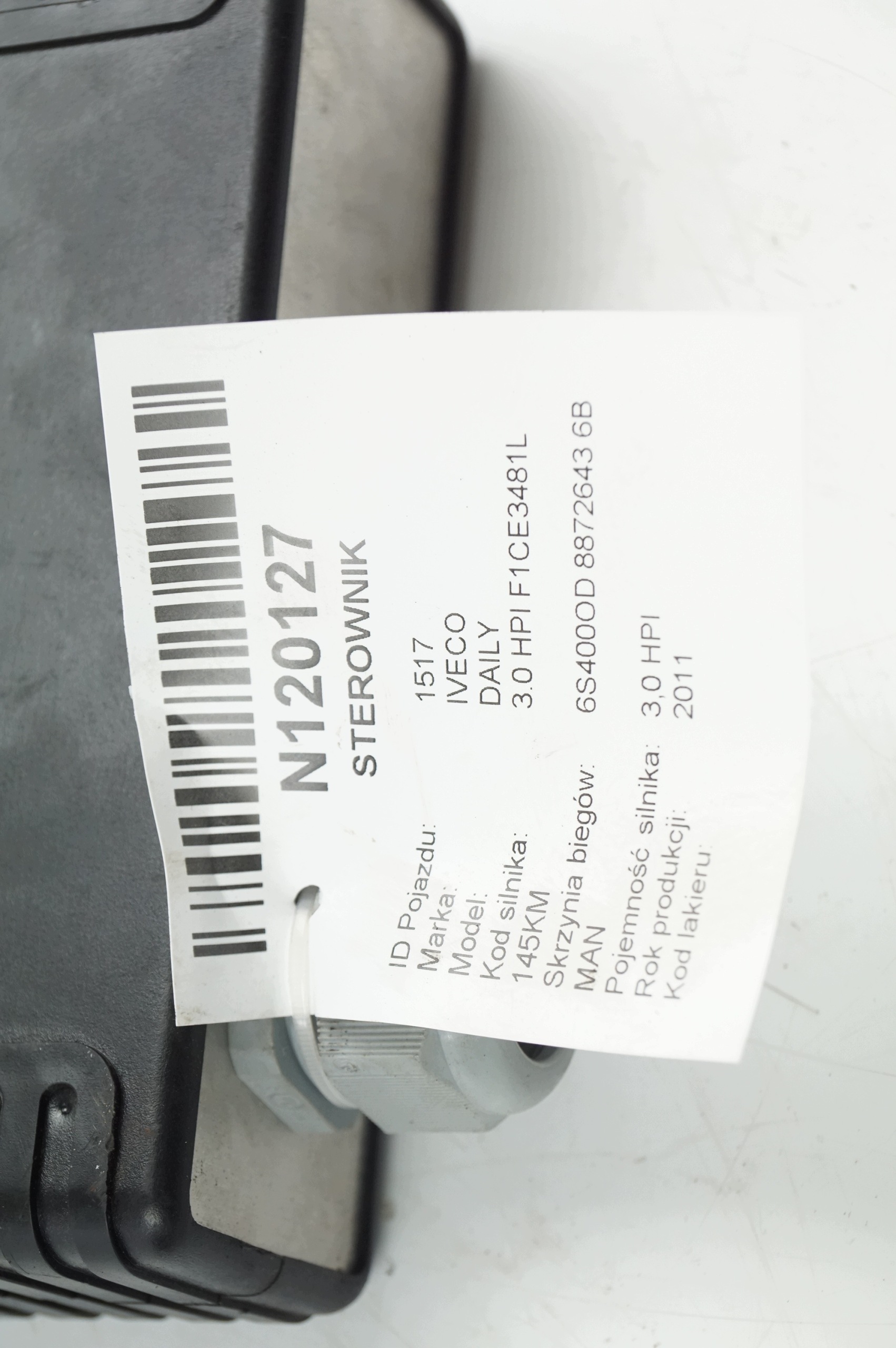 control unit 1K903600030B KERSTNER IVECO DAILY 50C15V