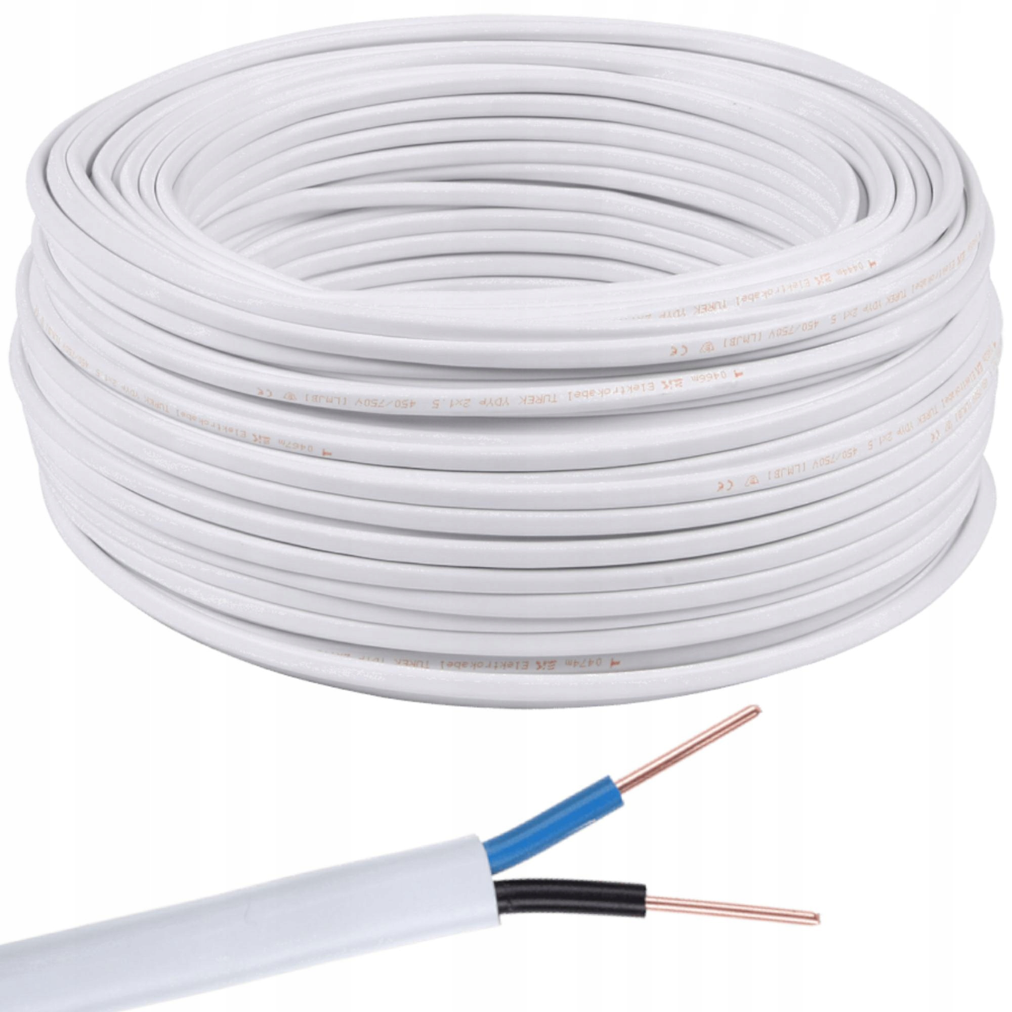 

Kabel przewód elektryczny YDYp 2x 1,5mm2 25m