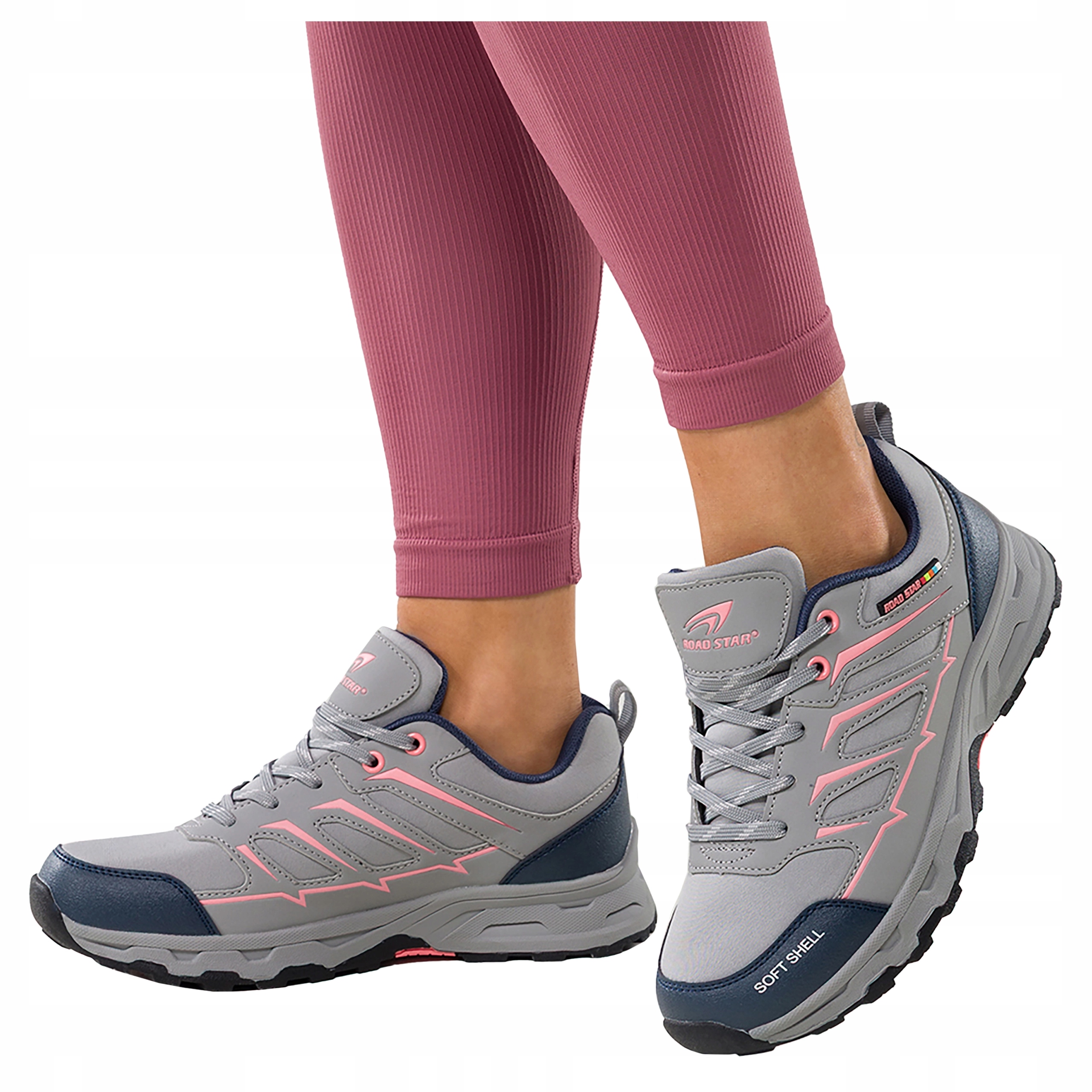 Trekingové Sportovní Boty Dámské Pohodlné Lehké Prodyšné Softshell vel. 38