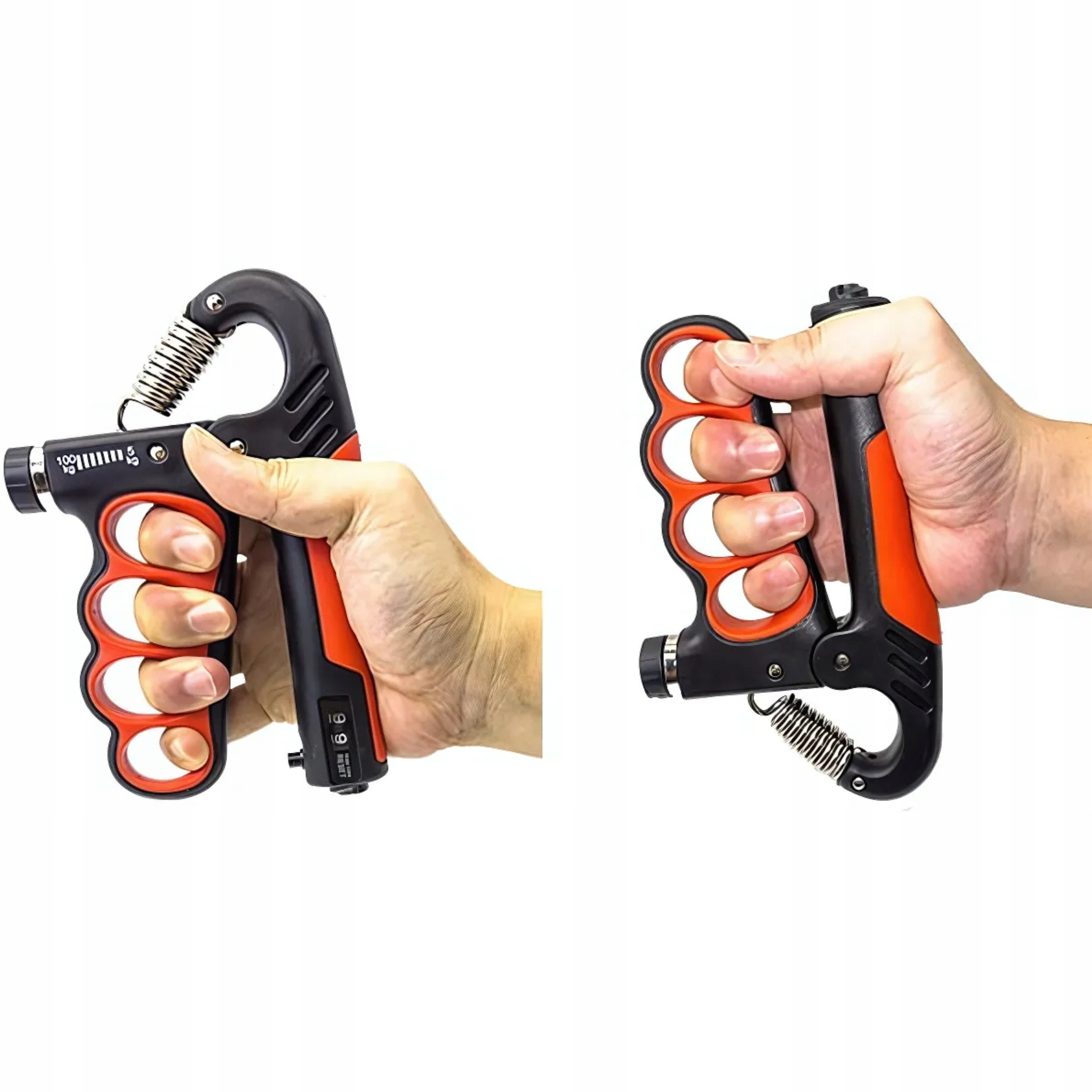 Ściskacz Do Rąk Dłoni 100KG z Regulacją Licznikiem Mocny PREMIUM Trening Szerokość produktu 2 cm