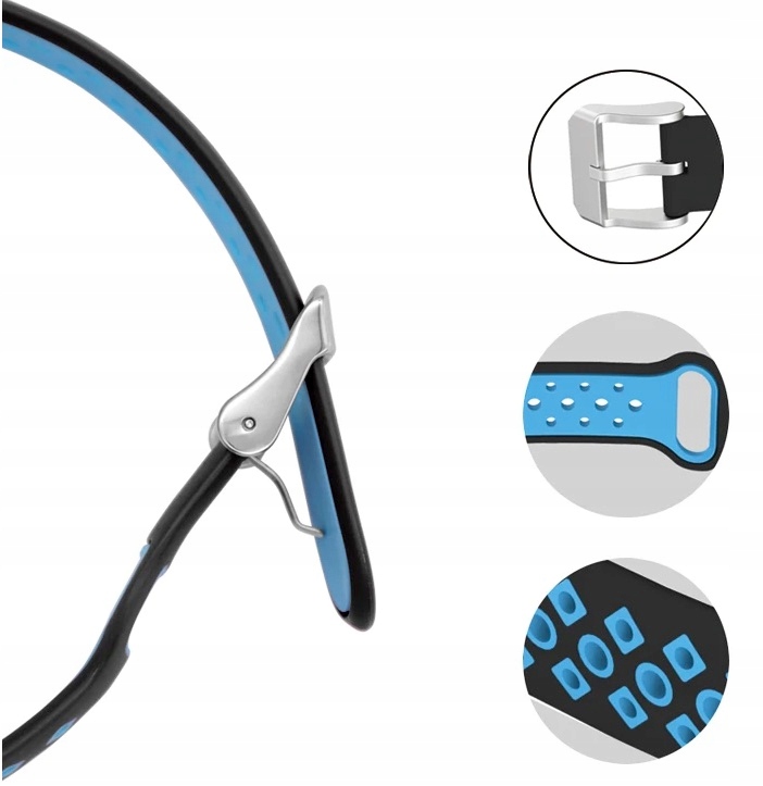 2x OPASKA DO XIAOMI MI BAND 5 6 7 KOLORY DWUKOLOROWA MIBAND Materiał inny