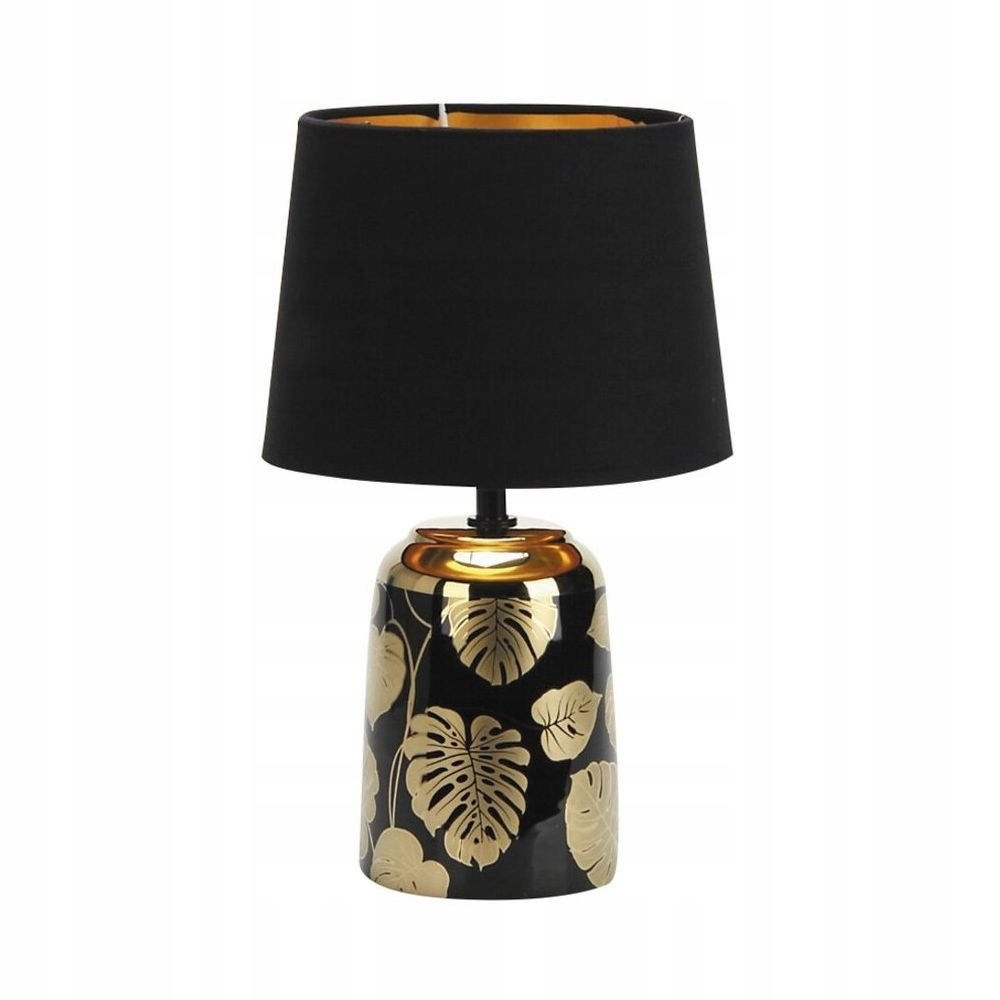 Klimatická černá noční stolní lampa do obývacího pokoje