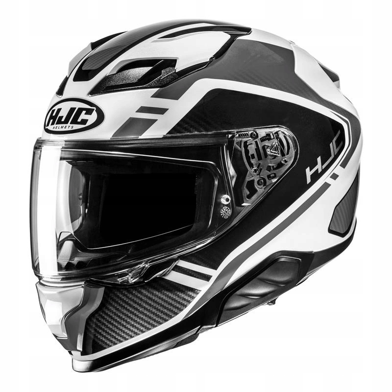 Motocyklová prilba Hjc F71 Tozz Black/white čierna biela Darčeky