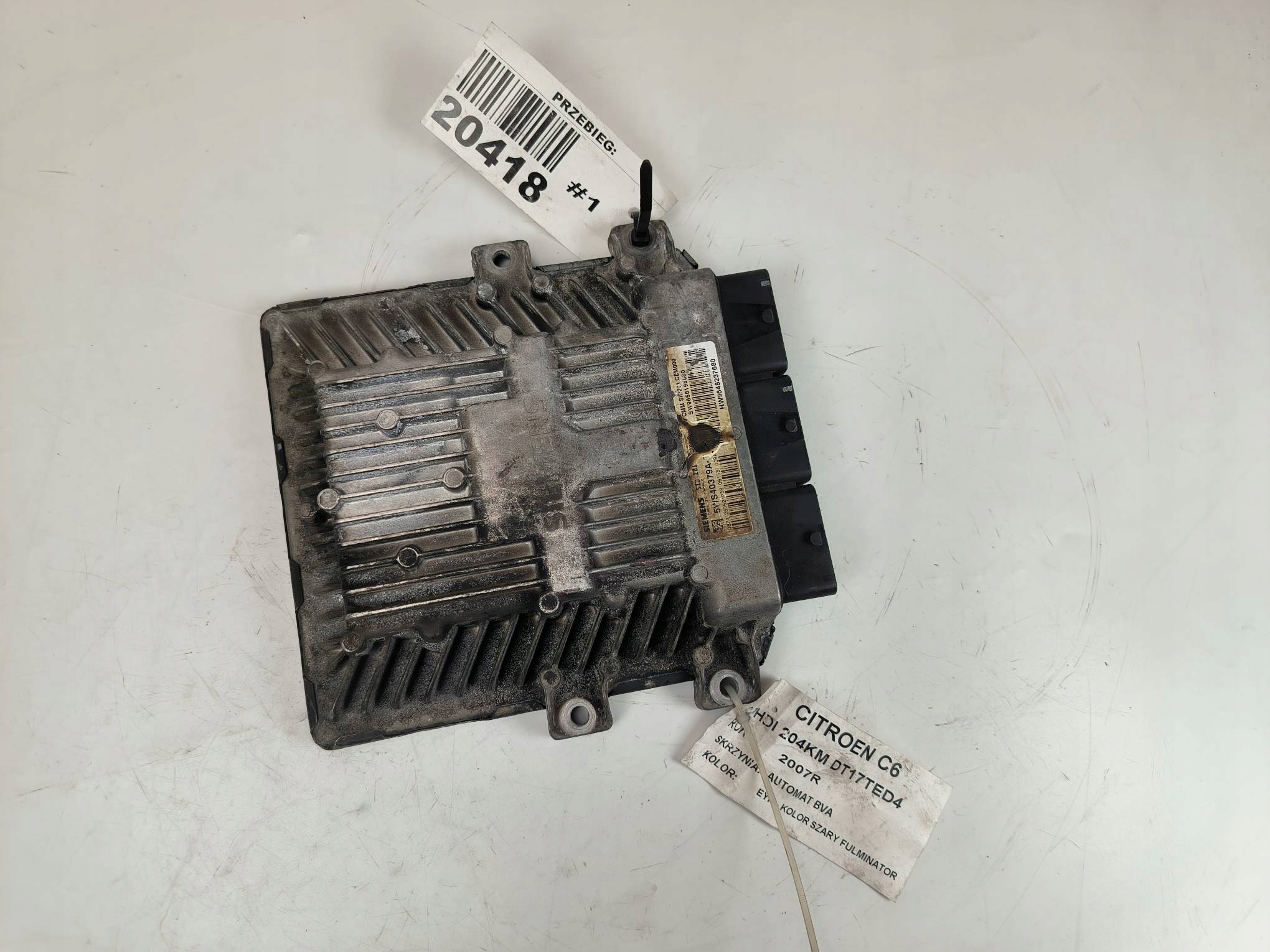 Computer 5WS40379A-T 2.7 HDI CITROEN C6