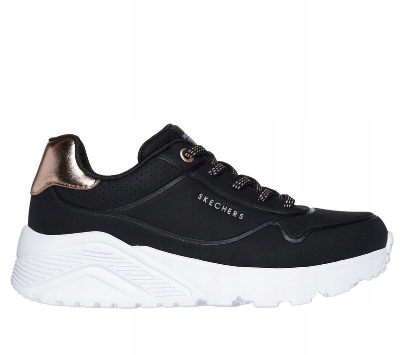 Buty młodzieżowe Skechers Uno Lite czarne 310384L Blk