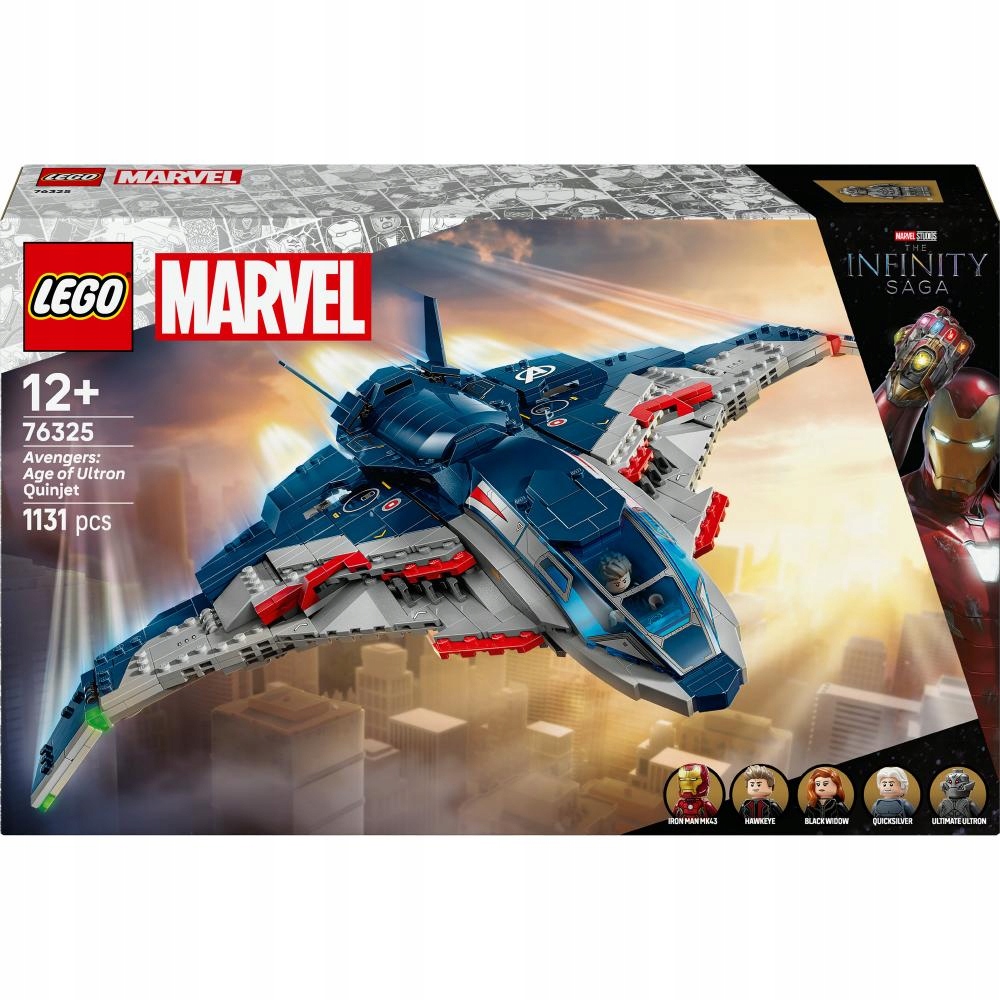 Lego Marvel Heroes Avengers: Čas Ultrona Quinjeta 76325